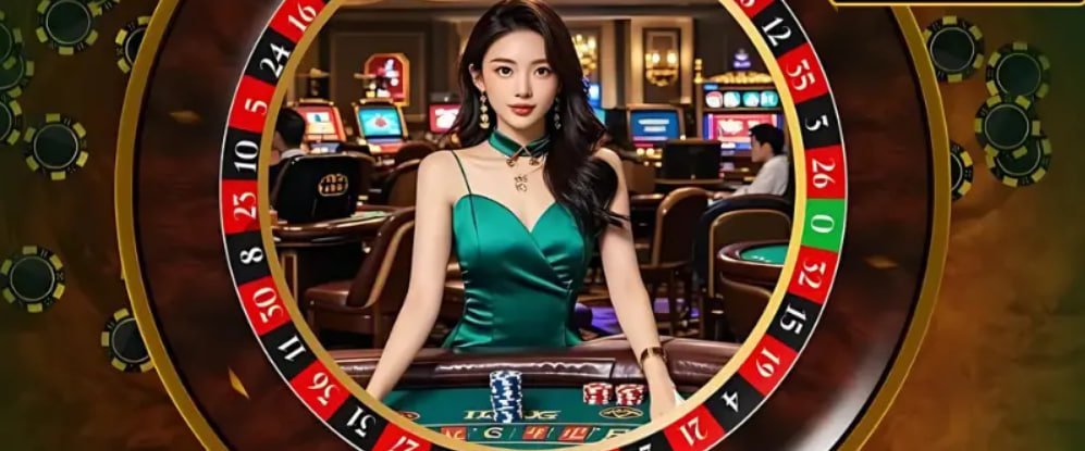 Close-up of roulette wheel spin and payout information display on player screen