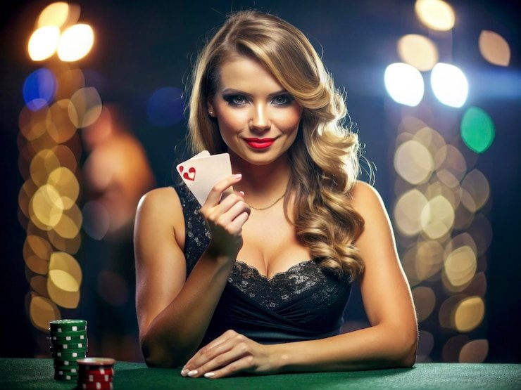 sip777 slot live dealer studio with multiple tables and professional lighting setup